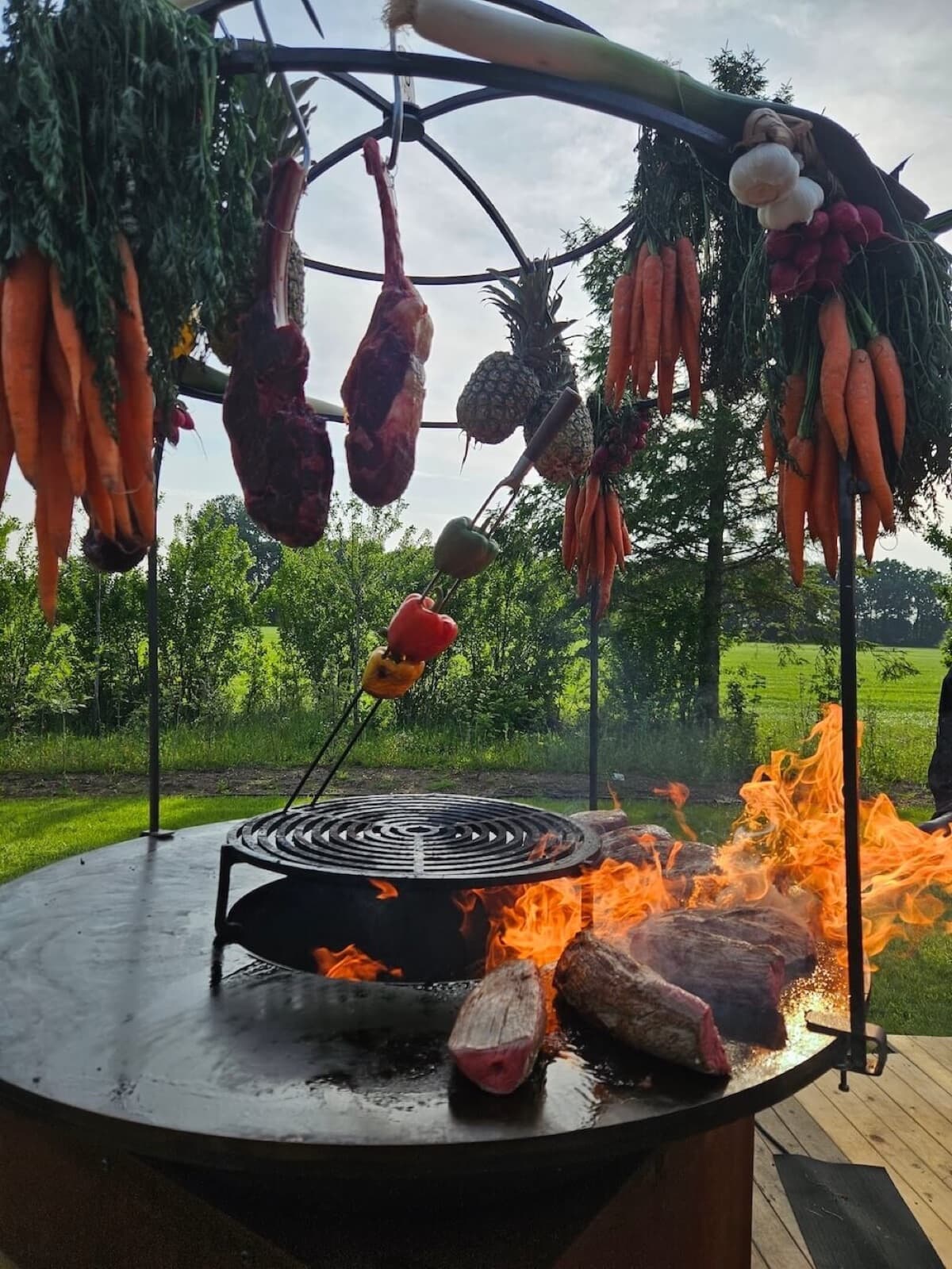 OFYR met vlammen op de open dag van Brink B.V.